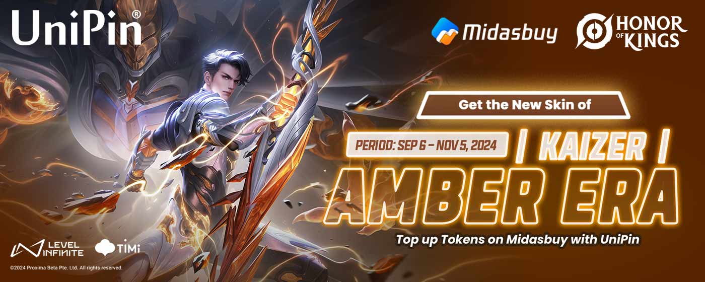 Discover the Secrets of the Amber Era + 8% Cashback on Midasbuy (MY)